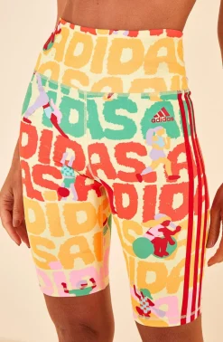 FARM Rio Adidas Farm Bike Short Pearl Citrine New