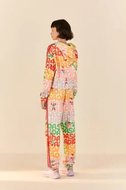 FARM Rio Adidas Farm Trackpants Pearl Citrine Discount