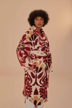 FARM Rio Ainika Flowers Fleece Coat Best