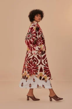 FARM Rio Ainika Flowers Fleece Coat Best