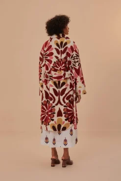 FARM Rio Ainika Flowers Fleece Coat Best