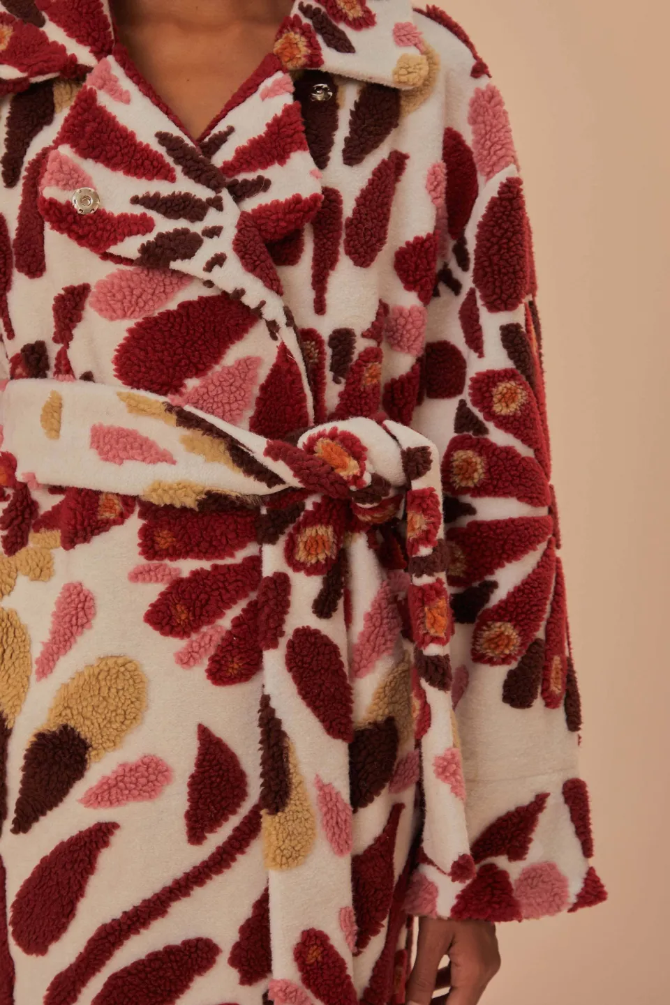 FARM Rio Ainika Flowers Fleece Coat Best
