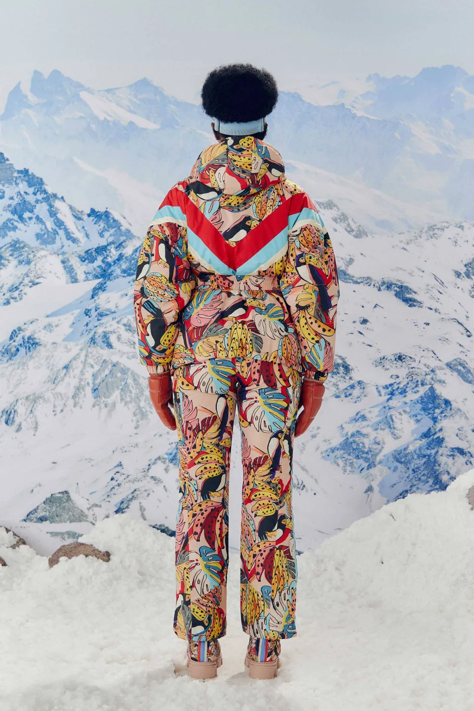 FARM Rio Banana Bunch Ski Puffer Jacket Outlet