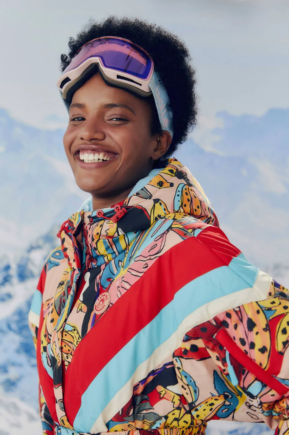 FARM Rio Banana Bunch Ski Puffer Jacket Outlet