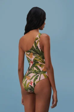 FARM Rio Banana Leaves One-Piece Swimsuit Discount