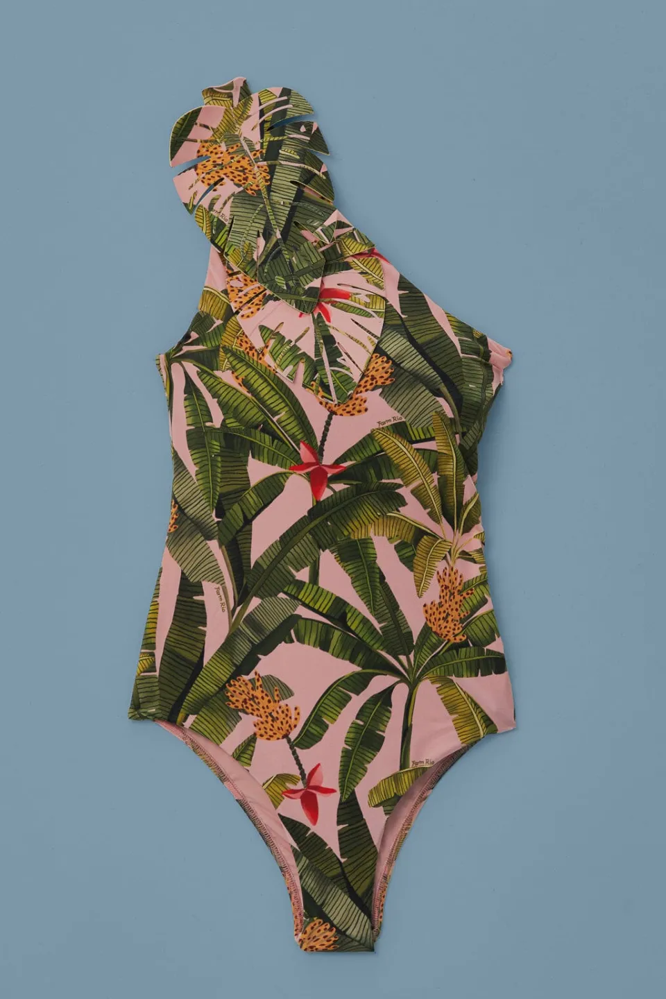 FARM Rio Banana Leaves One-Piece Swimsuit Discount