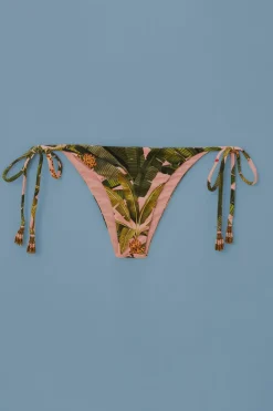 FARM Rio Banana Leaves Tie Side Bikini Bottom Hot