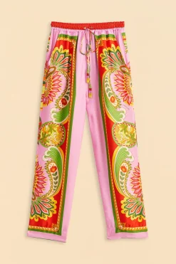 FARM Rio Beach Toucans Scarf Lenzing™ Ecovero™ Viscose Pants New