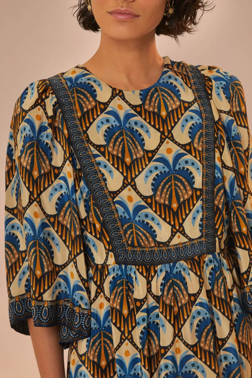 FARM Rio Beige Cocopalm Maxi Dress Sale