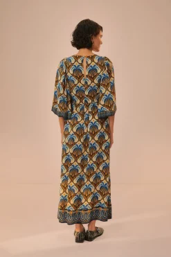 FARM Rio Beige Cocopalm Maxi Dress Sale