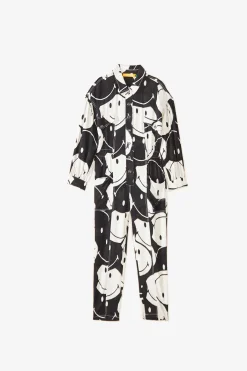 FARM Rio Black & White Smiley® Jumpsuit Best