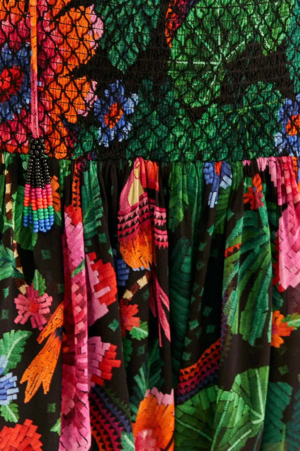 FARM Rio Black Blooming Garden Mini Dress Sale