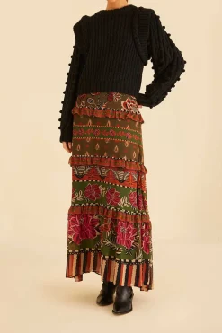 FARM Rio Black Braided Sweater Sale