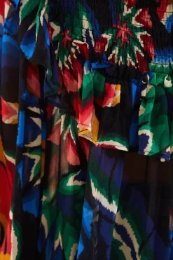 FARM Rio Black Chevron Forest Blouse Discount