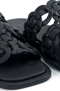 FARM Rio Black Circles Flat Sandal Best