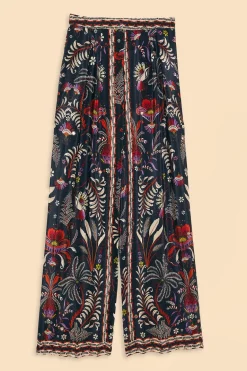 FARM Rio Black Classic Garden Mirror Trim Pants Online