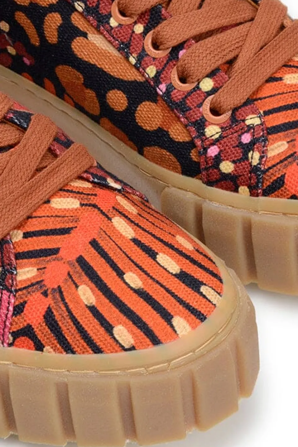 FARM Rio Black Leopard Hearts Flatform Sneaker Discount