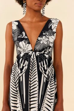 FARM Rio Black Macaw Elegance Maxi Dress Sale