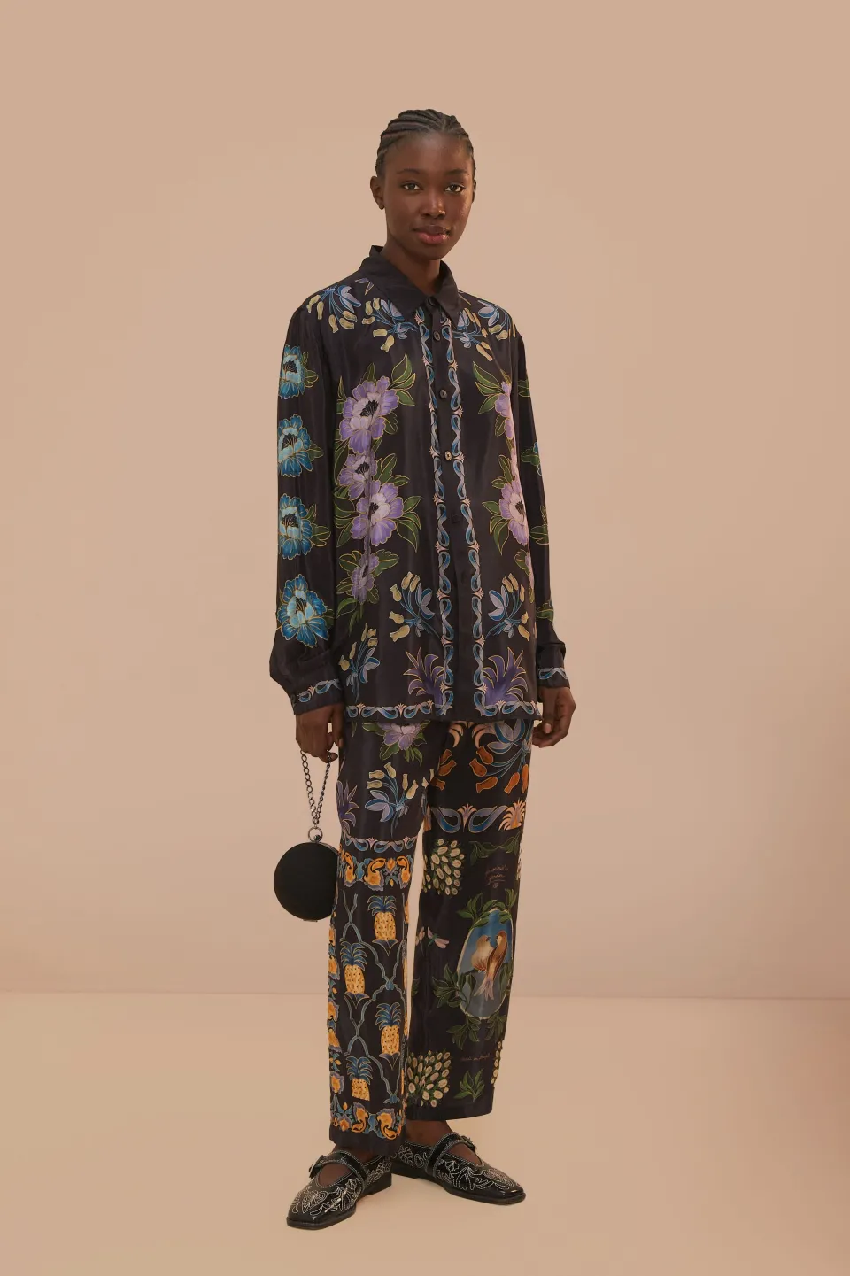 FARM Rio Black Winter Garden Pants Clearance