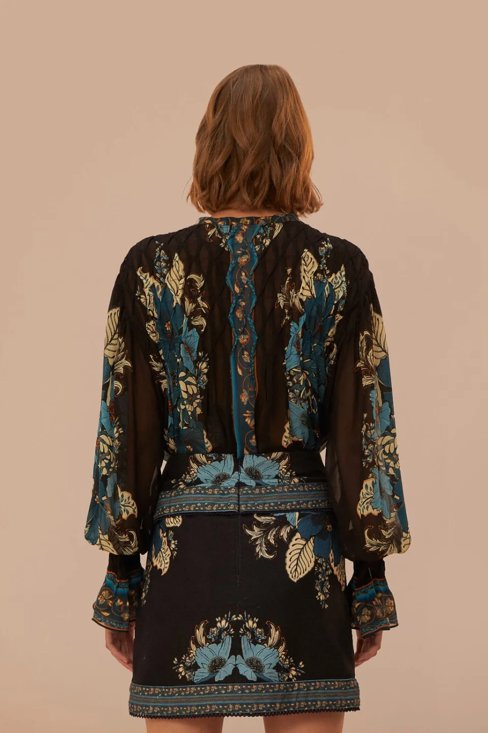 FARM Rio Blossom Tapestry Skirt Hot
