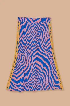 FARM Rio Blue Adidas Maxi Skirt Clearance