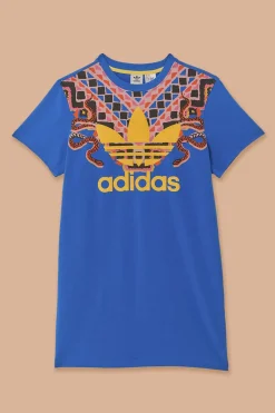 FARM Rio Blue Adidas T-Shirt Dress Clearance