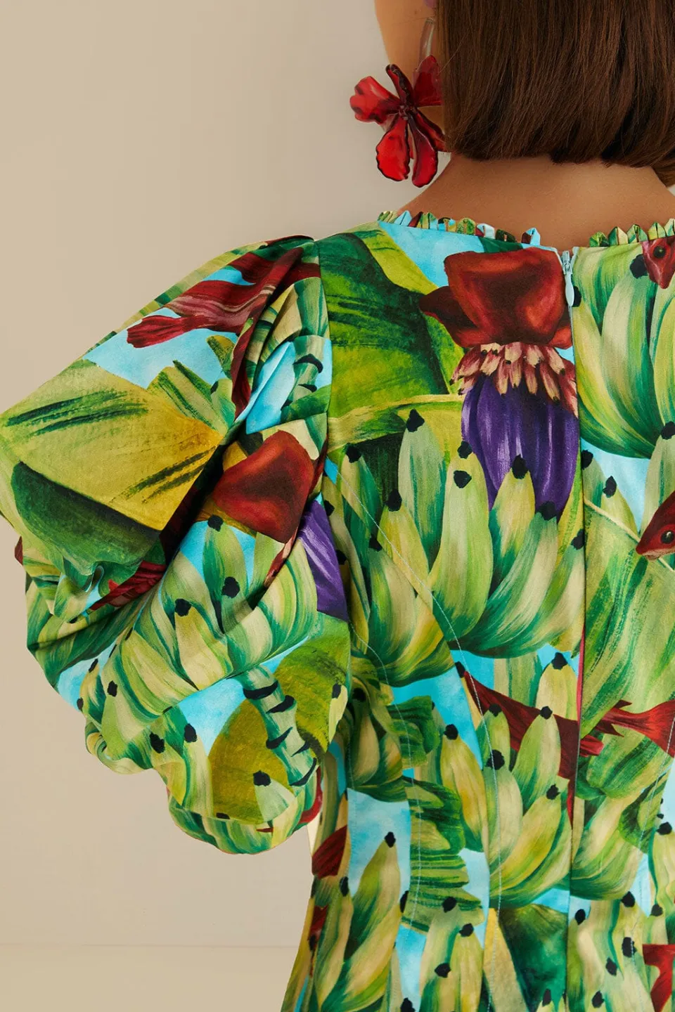 FARM Rio Blue Banana Pingo Midi Dress Best