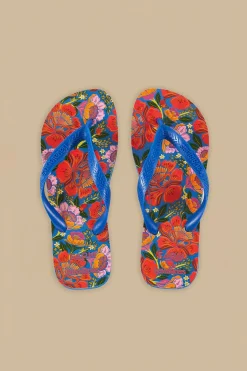 FARM Rio Blue Flowers Garden Havaianas Sandals Best