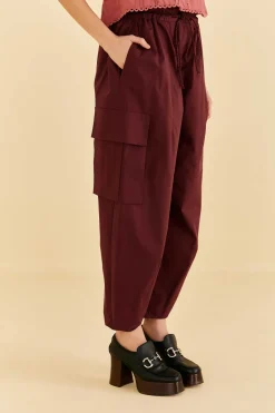 FARM Rio Blush Organic Cotton Cargo Pants Hot