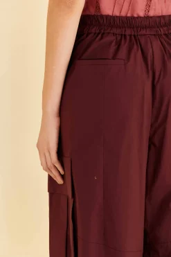 FARM Rio Blush Organic Cotton Cargo Pants Hot