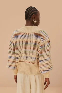 FARM Rio Bold Stitch Knit Cardigan Clearance