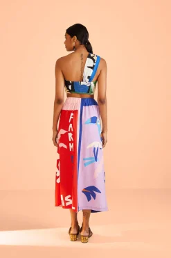 FARM Rio Brasil Bahia Scarves Crop Top Outlet