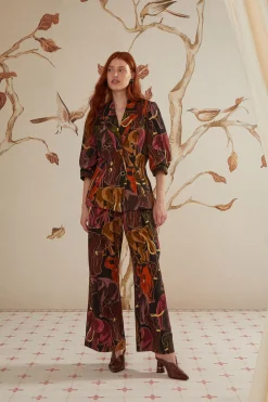 FARM Rio Brown Elephants Pants Outlet