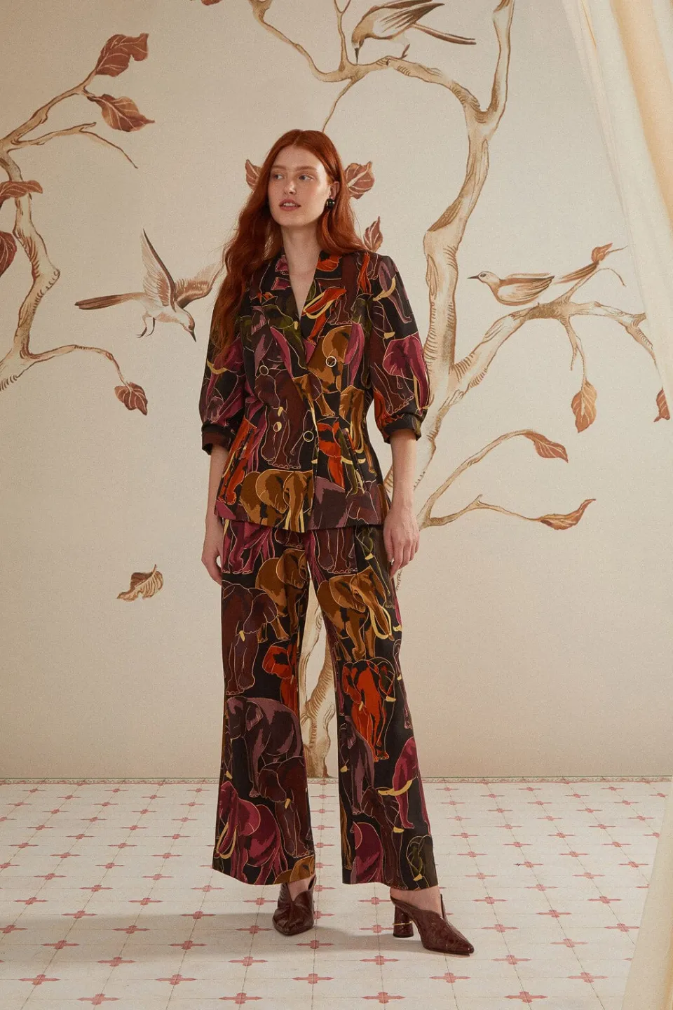 FARM Rio Brown Elephants Pants Outlet