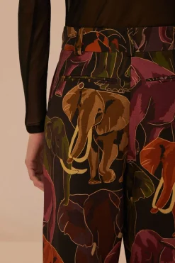 FARM Rio Brown Elephants Pants Outlet