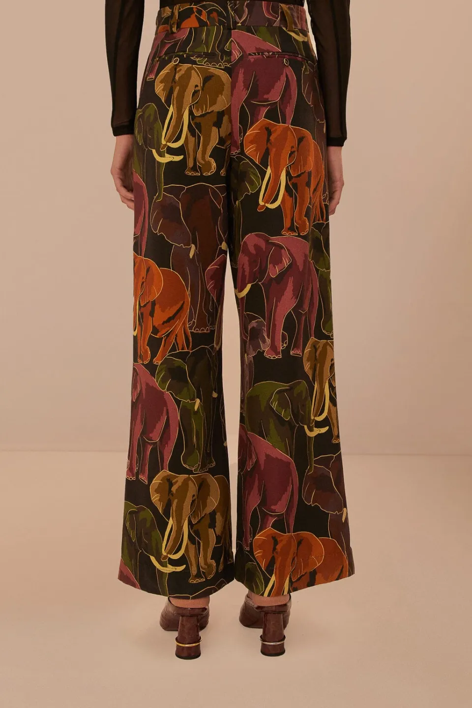 FARM Rio Brown Elephants Pants Outlet