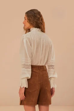 FARM Rio Caramel Corduroy Shorts Online