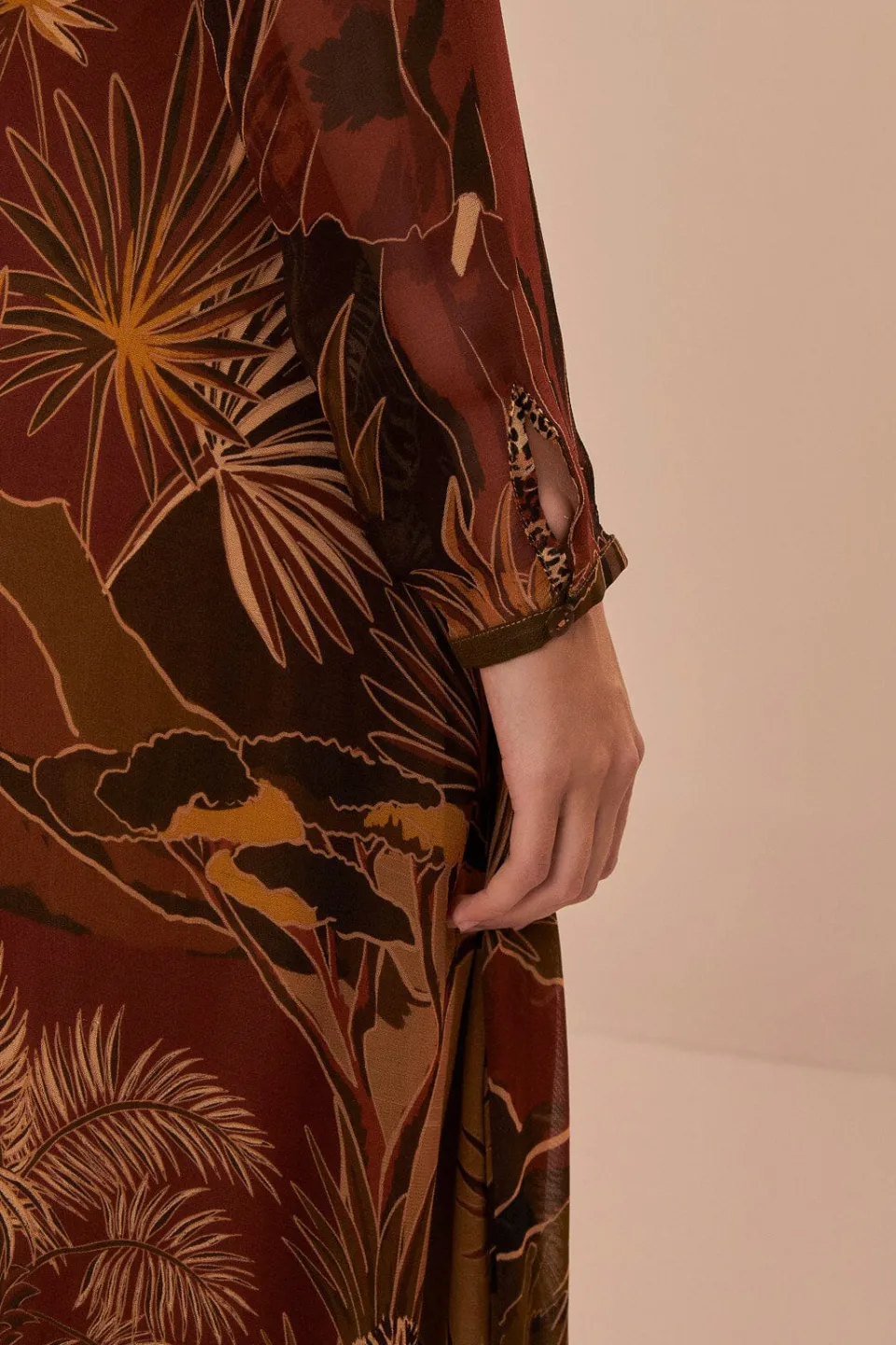 FARM Rio Caramel Savana Dream Maxi Dress