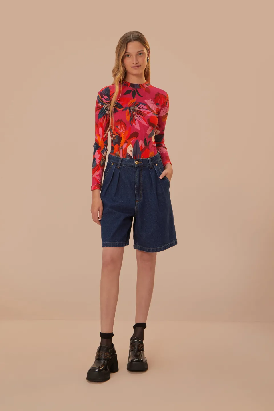 FARM Rio Colorful Flowers Bodysuit Best