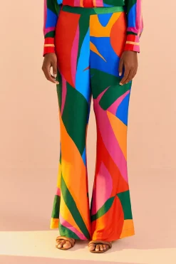 FARM Rio Colorful Leaves Lenzing™ Ecovero™ Viscose Pants Online