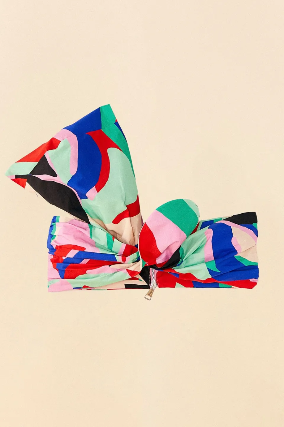 FARM Rio Colorful Monstera Organic Cotton Crop Top Sale