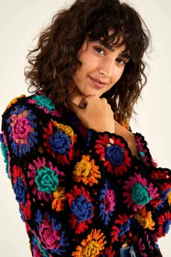 FARM Rio Crochet Cardigan | Flowers Pattern Sale
