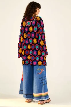 FARM Rio Crochet Cardigan | Flowers Pattern Sale