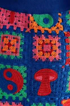 FARM Rio Crochet Icons Sweater Skirt Discount