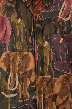 FARM Rio Elephants Reversible Puffer Shirt Discount