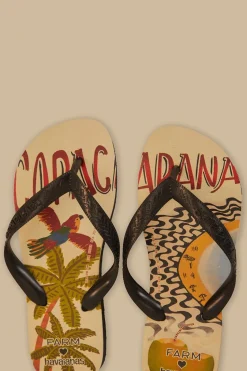 FARM Rio Farm Copacabana Havaianas Sandals New