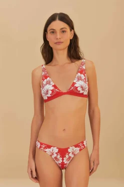 FARM Rio Floral Chains Triangle Bikini Top