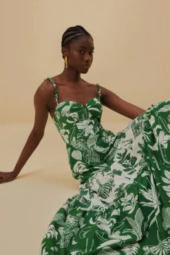 FARM Rio Forest Soul Mix Midi Dress Discount