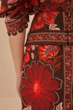 FARM Rio Gigi Tapestry Skirt Hot