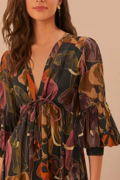 FARM Rio Green Elephants Maxi Dress Outlet